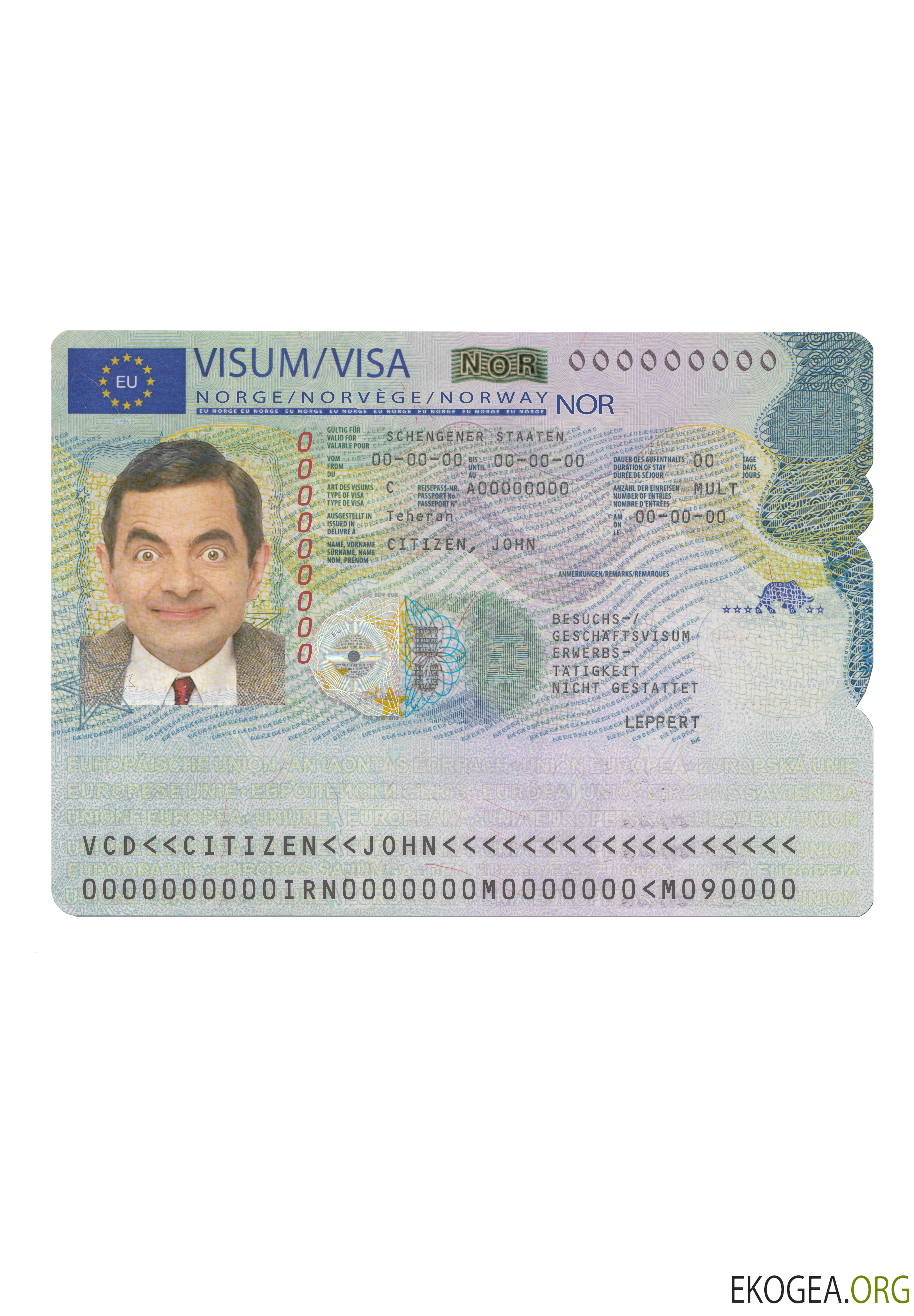 Visa Schengen pour la Norvège